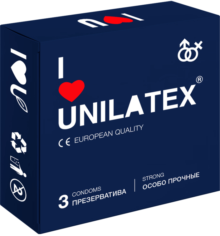 Unilatex Extra Strong / Особо прочные, 3 шт.