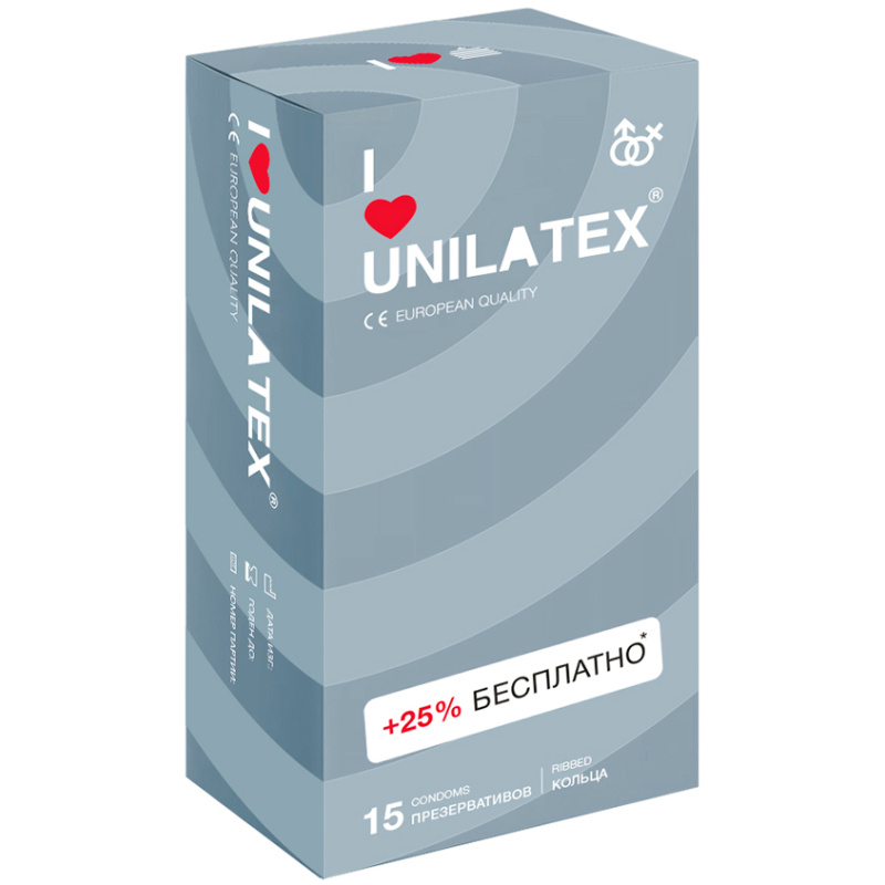 Unilatex Ribbed / Ребра, 15 шт.