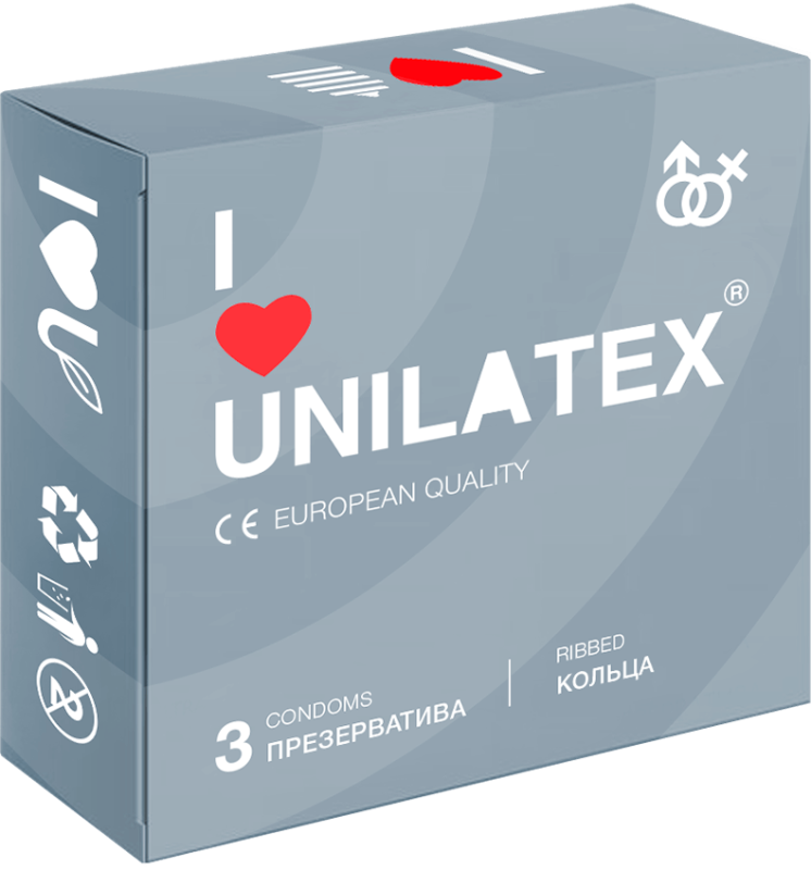 Unilatex Ribbed / Ребра, 3 шт.