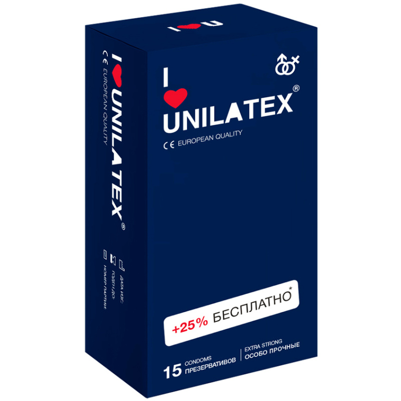 Unilatex Extra Strong / Особо прочные, 15 шт.