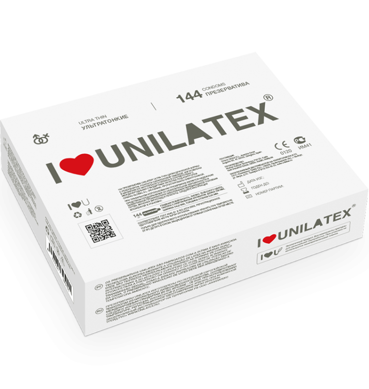 Unilatex UltraThin / Ультратонкие, 144 шт.