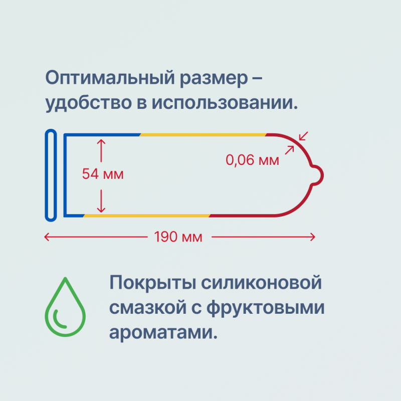 Unilatex Multifruits / Мультифрукт, 3 шт.